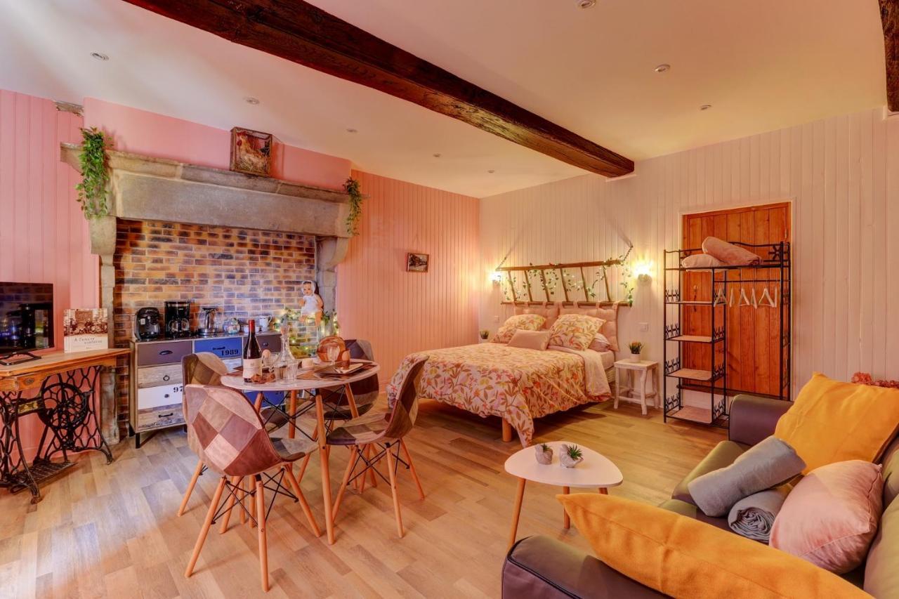 Le Petit Pressoir - Charmant Studio Collonges-en Charollais Exterior foto